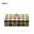 made in China high-quality pvc plastic table tissue box home supplies with UV printing